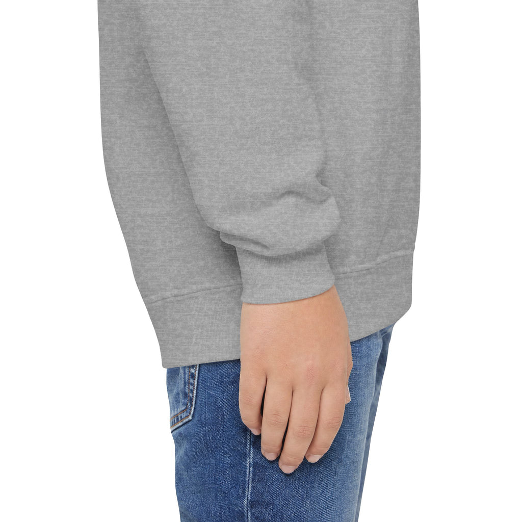 Youth Crewneck Sweatshirt — Vintage Explorer NY Rat Graphic