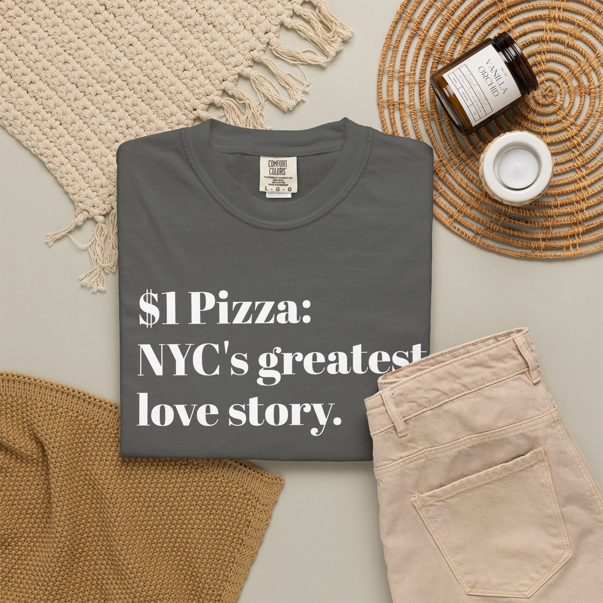 $1 Pizza - NYC's Greatest - Love Story - Tee Shirt