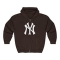 NYC Pizza Rat Zip Hoodie — Pizza Rat Graphic Full-Zip Sweatshirt
