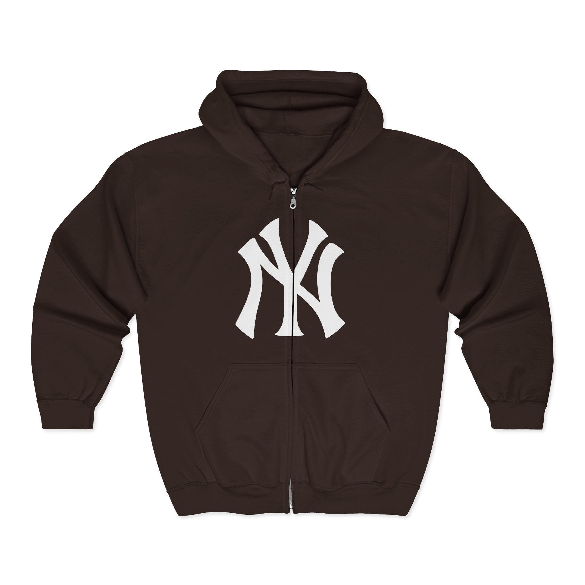NYC Pizza Rat Zip Hoodie — Pizza Rat Graphic Full-Zip Sweatshirt