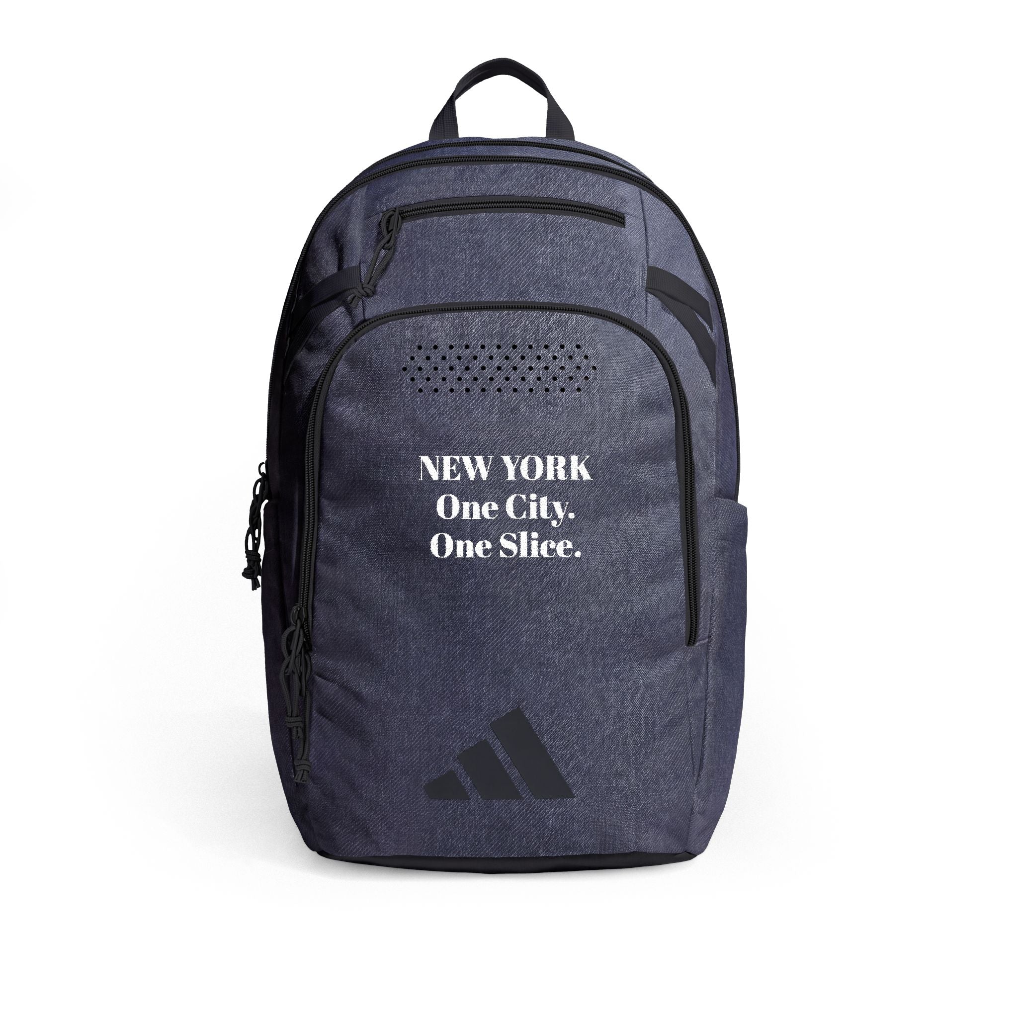 New York "One City. One Slice." Adidas Backpack - Embroidered adidas Defender 5
