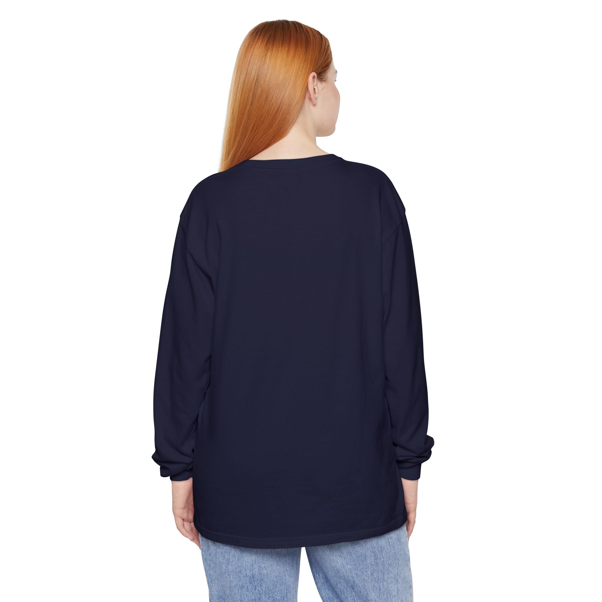 NY Mets Vintage Orange NY Monogram Long Sleeve Tee