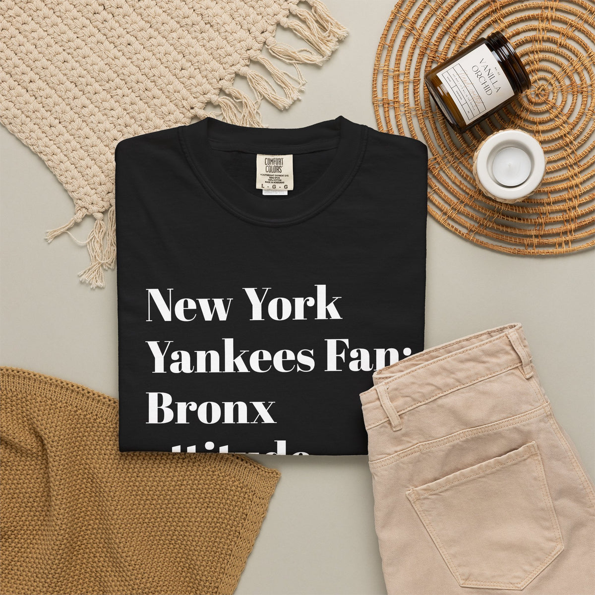 NY Yankees Fan: Bronx Attitude. Tee Shirt