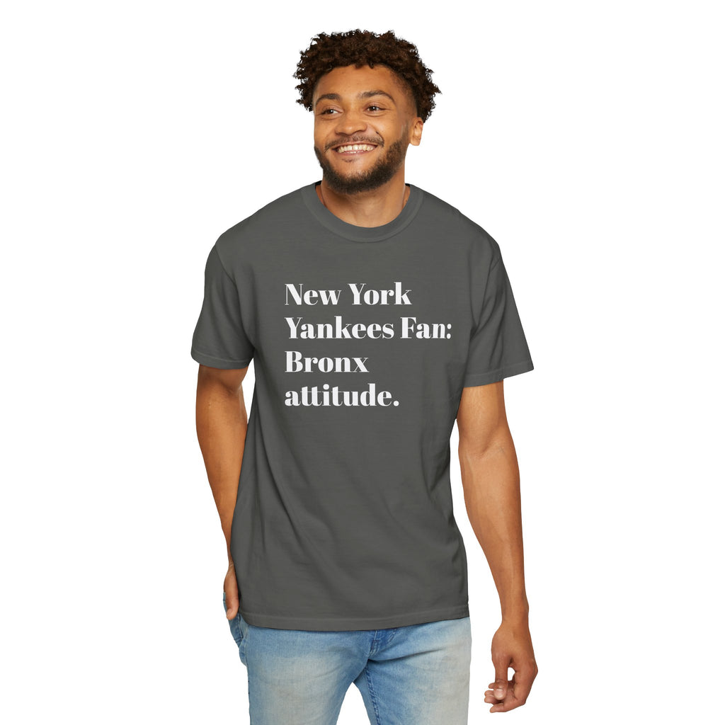 NY Yankees Fan: Bronx Attitude. Tee Shirt