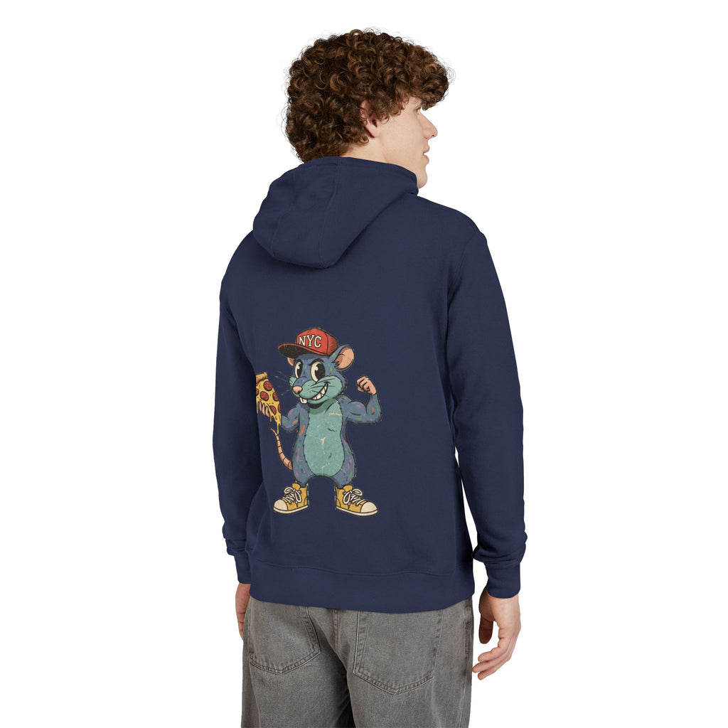 Happy New York City Pizza Rat Hoodie