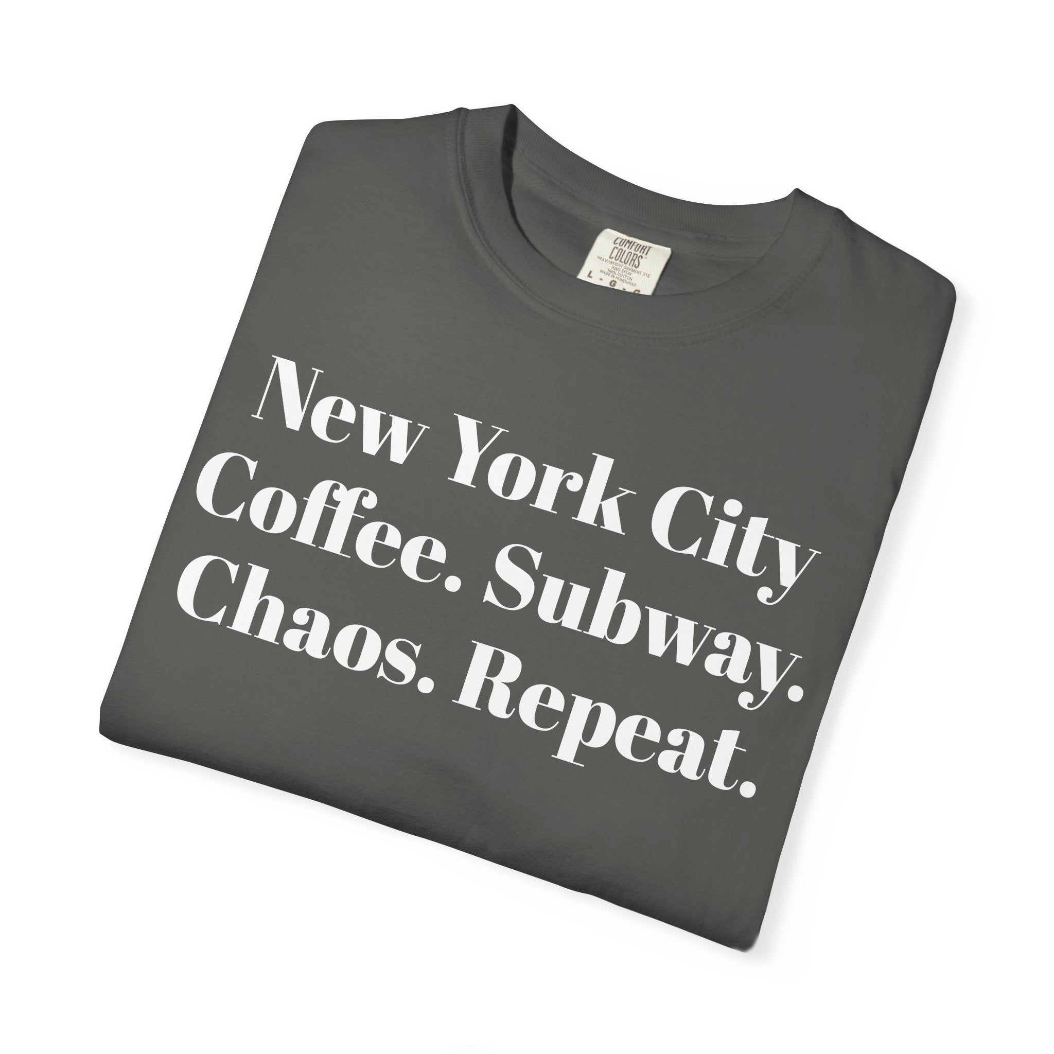 New York City. Coffee. Subway. Chaos. Repeat.