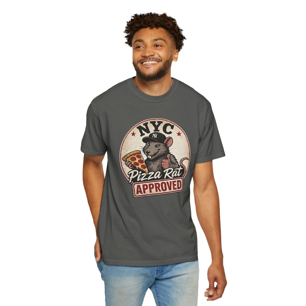 Pizza Rat Approved T-Shirt — NYC Vintage Pizza Lover Tee