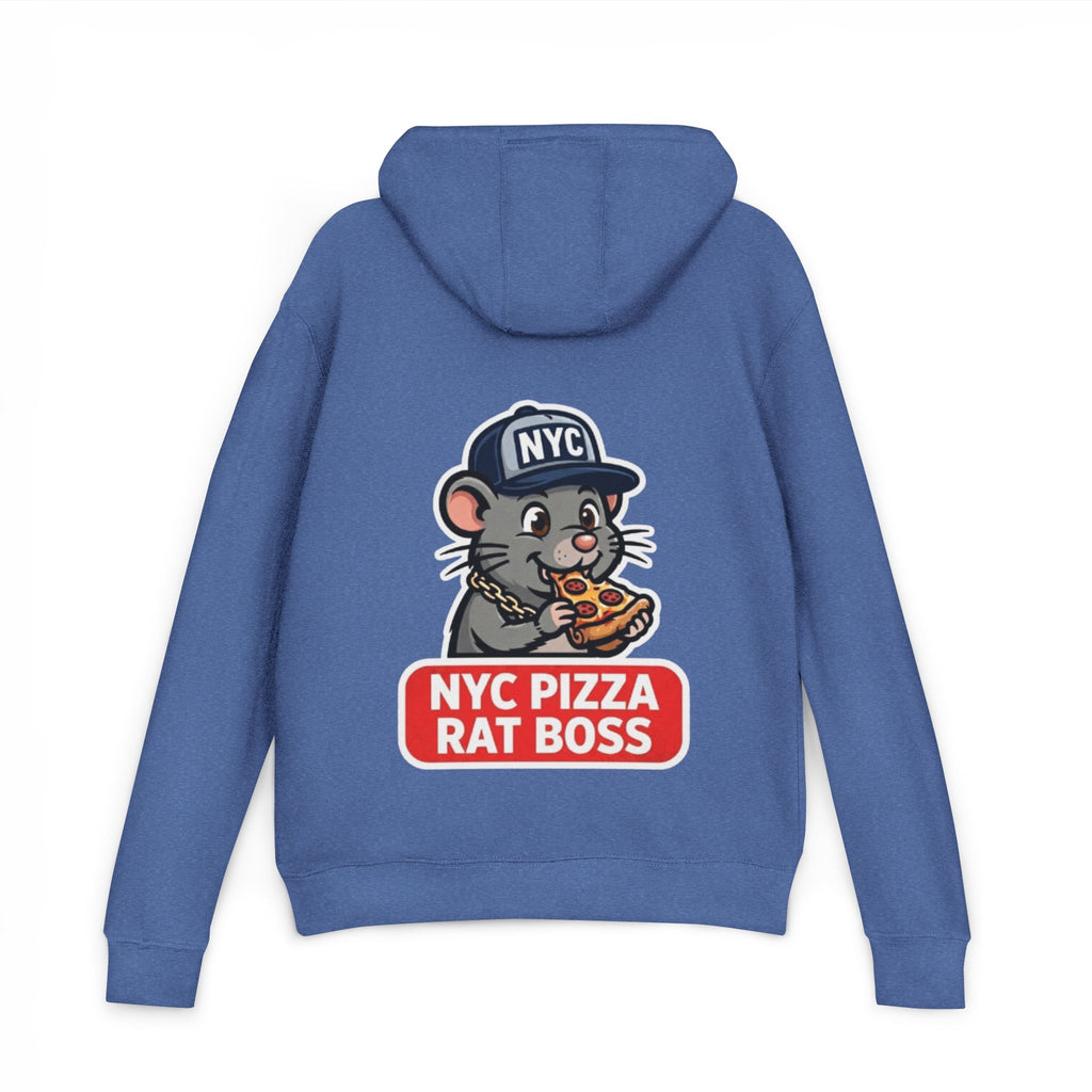 NYC Pizza Rat Boss Hoodie — 'Where the Rats Eat Better.' Graphic Pullover