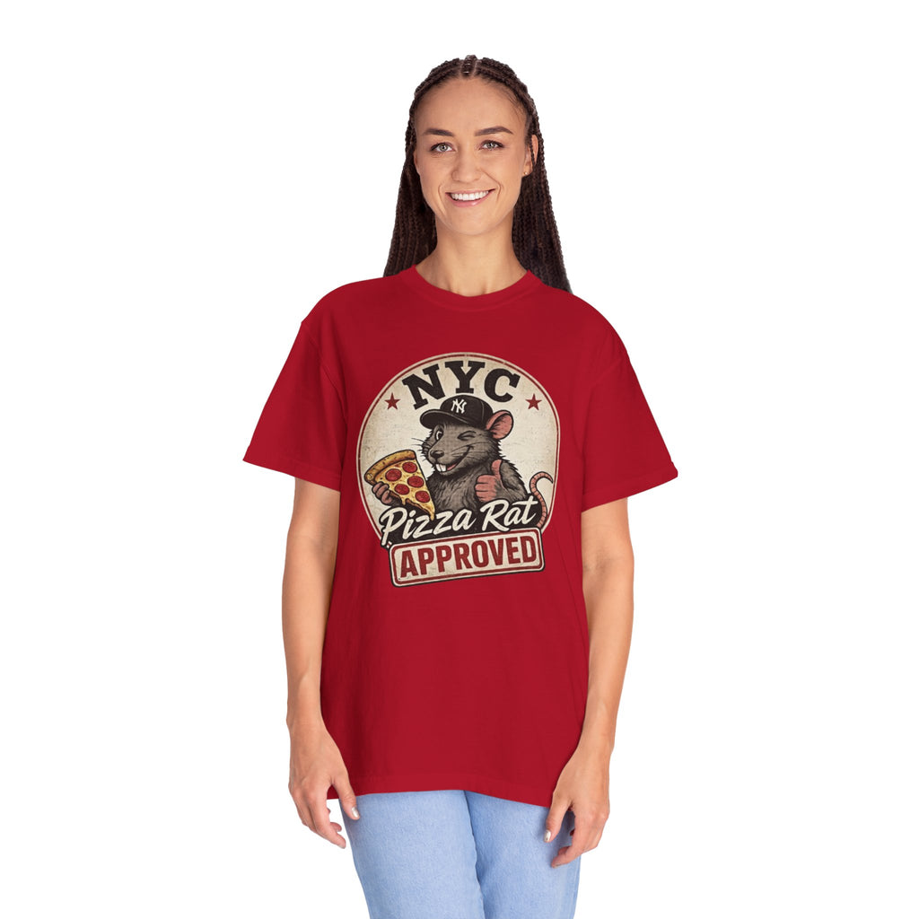 Pizza Rat Approved T-Shirt — NYC Vintage Pizza Lover Tee