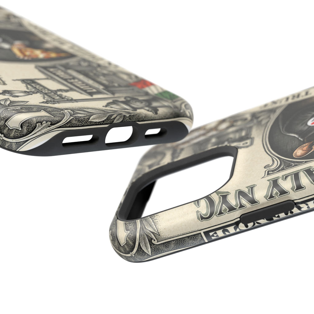 Little Italy NY Phone Case — 'In Pizza We Trust' Italy Rat Art Magnetic Impact-Resistant Case