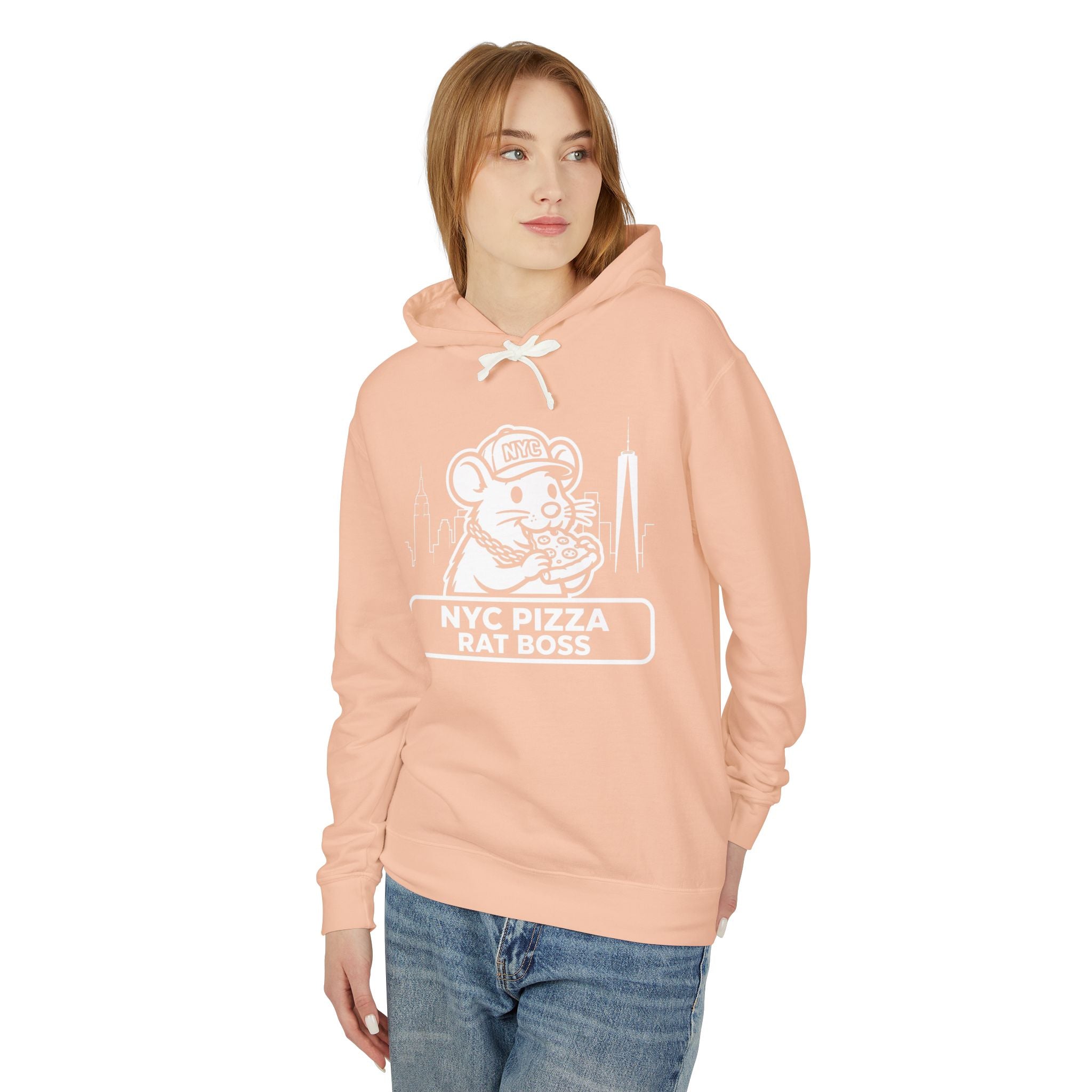 NYC Pizza Rat Boss Hoodie – Funny New York City Streetwear