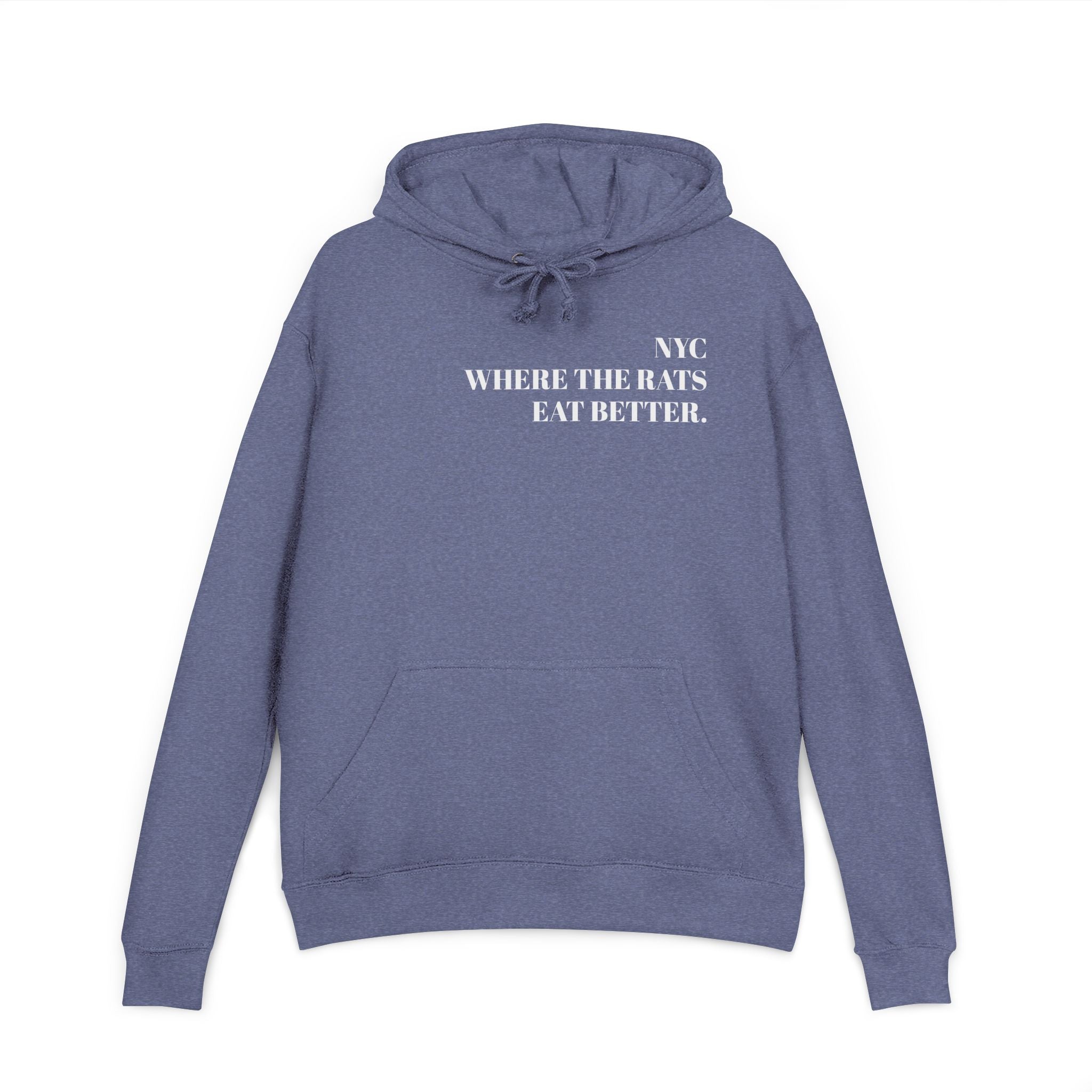 Hoodie — NYC "Pizza Rat Approved" Graphic Hoodie (Where the Rats Eat Better)
