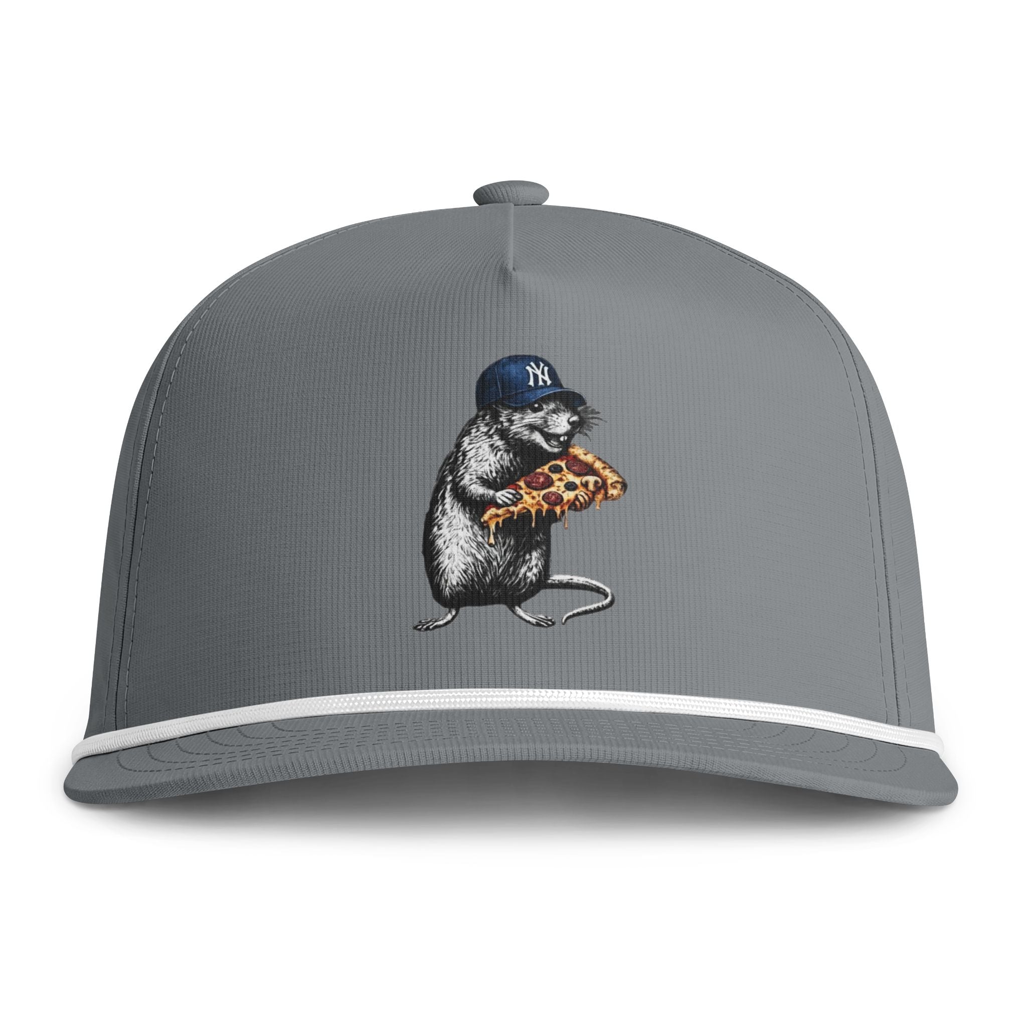 NY Rat Holding Pizza - Rope Cap