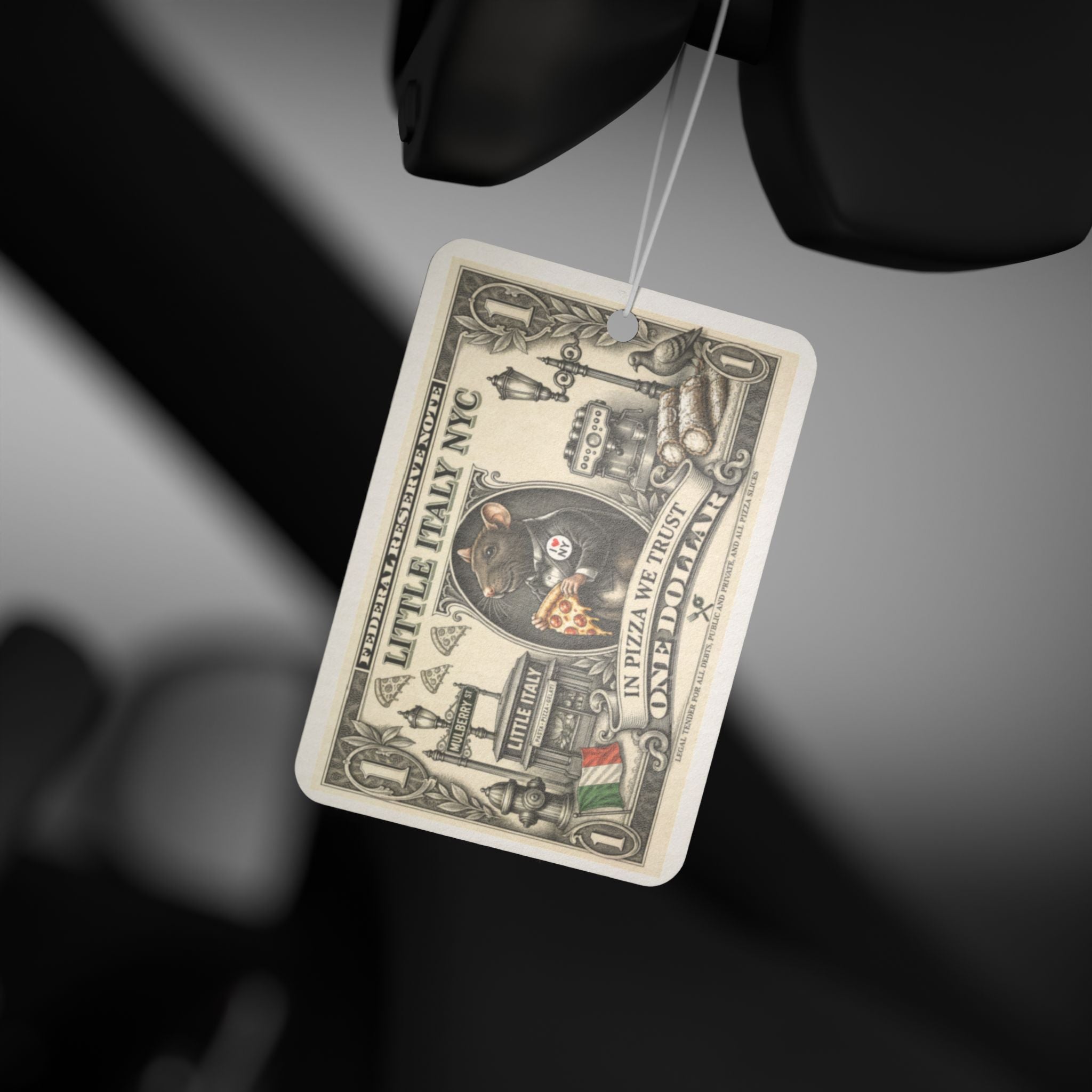 Vintage Italian Dollar Car Air Freshener — Little Italy Diner Design
