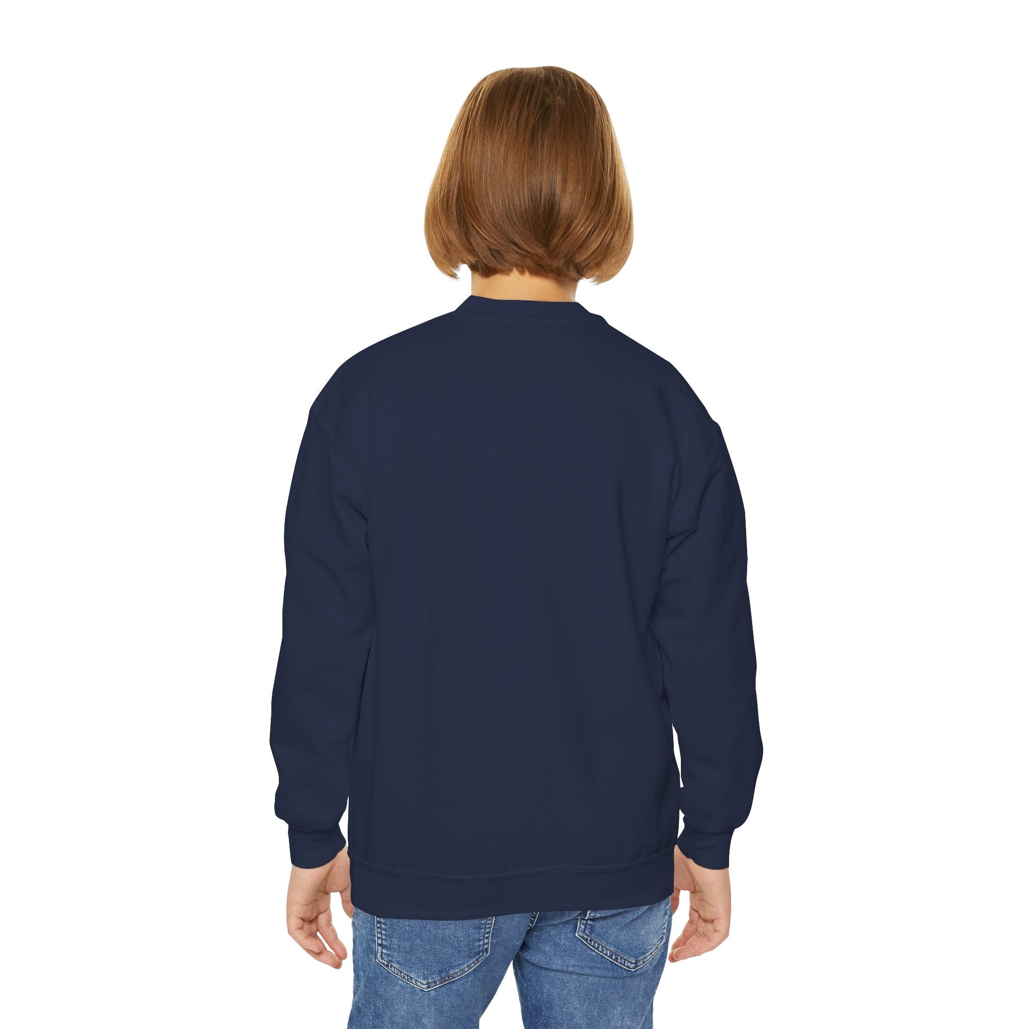 Youth Crewneck Sweatshirt — Vintage Explorer NY Rat Graphic