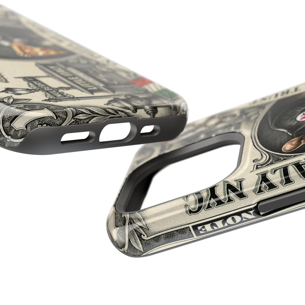 Little Italy NY Phone Case — 'In Pizza We Trust' Italy Rat Art Magnetic Impact-Resistant Case