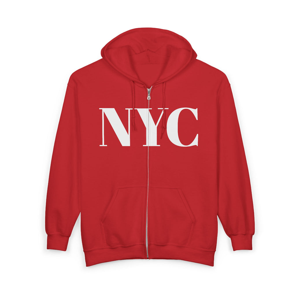 NYC Pizza Rat Zip Hoodie — Pizza Rat Graphic Full-Zip Sweatshirt
