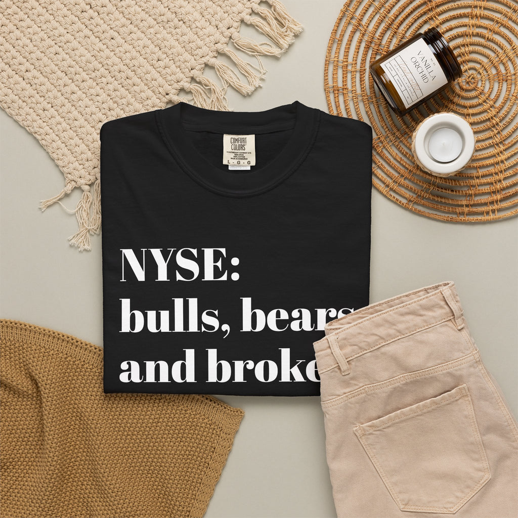 NYSE: bulls, bears and broken dreams - Tee Shirt