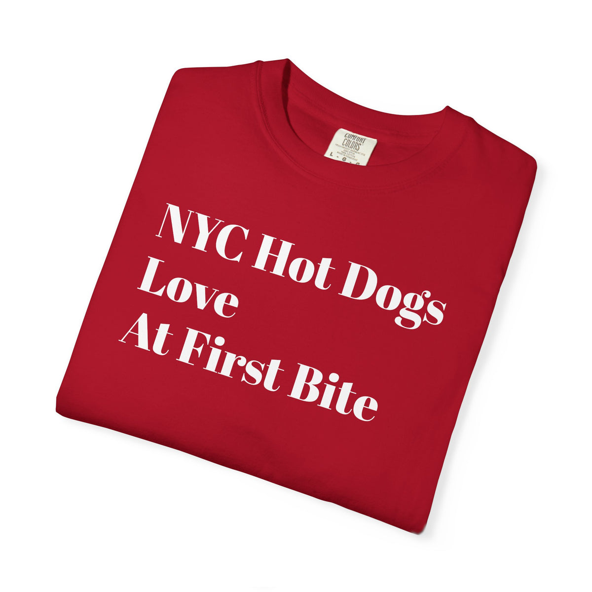 NYC Hot Dog - Love - At First Bite - Tee Shirt