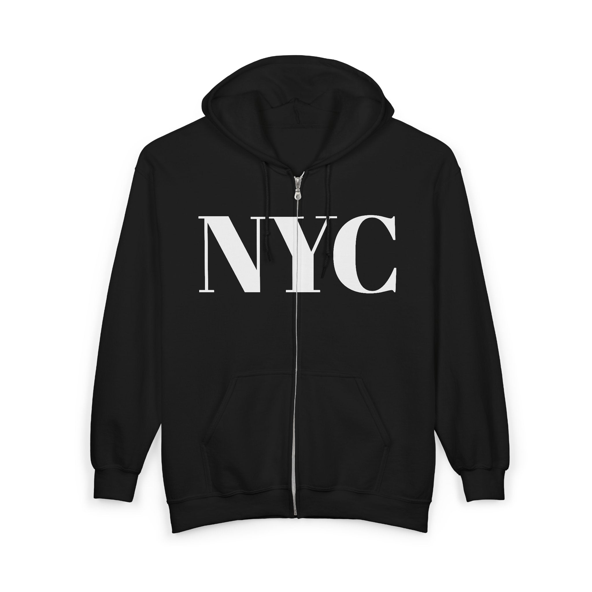 NYC Pizza Rat Zip Hoodie — Pizza Rat Graphic Full-Zip Sweatshirt