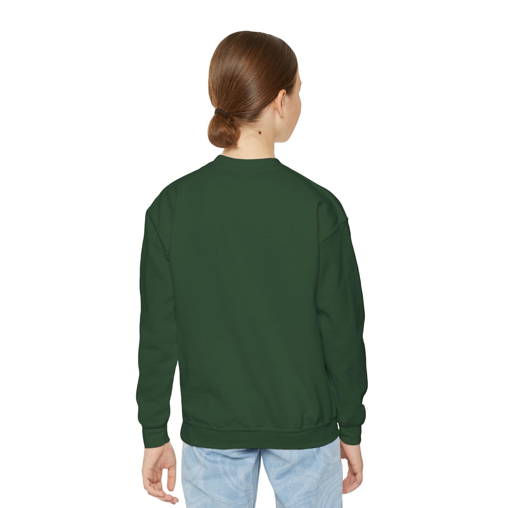 Youth Crewneck Sweatshirt — Vintage Explorer NY Rat Graphic