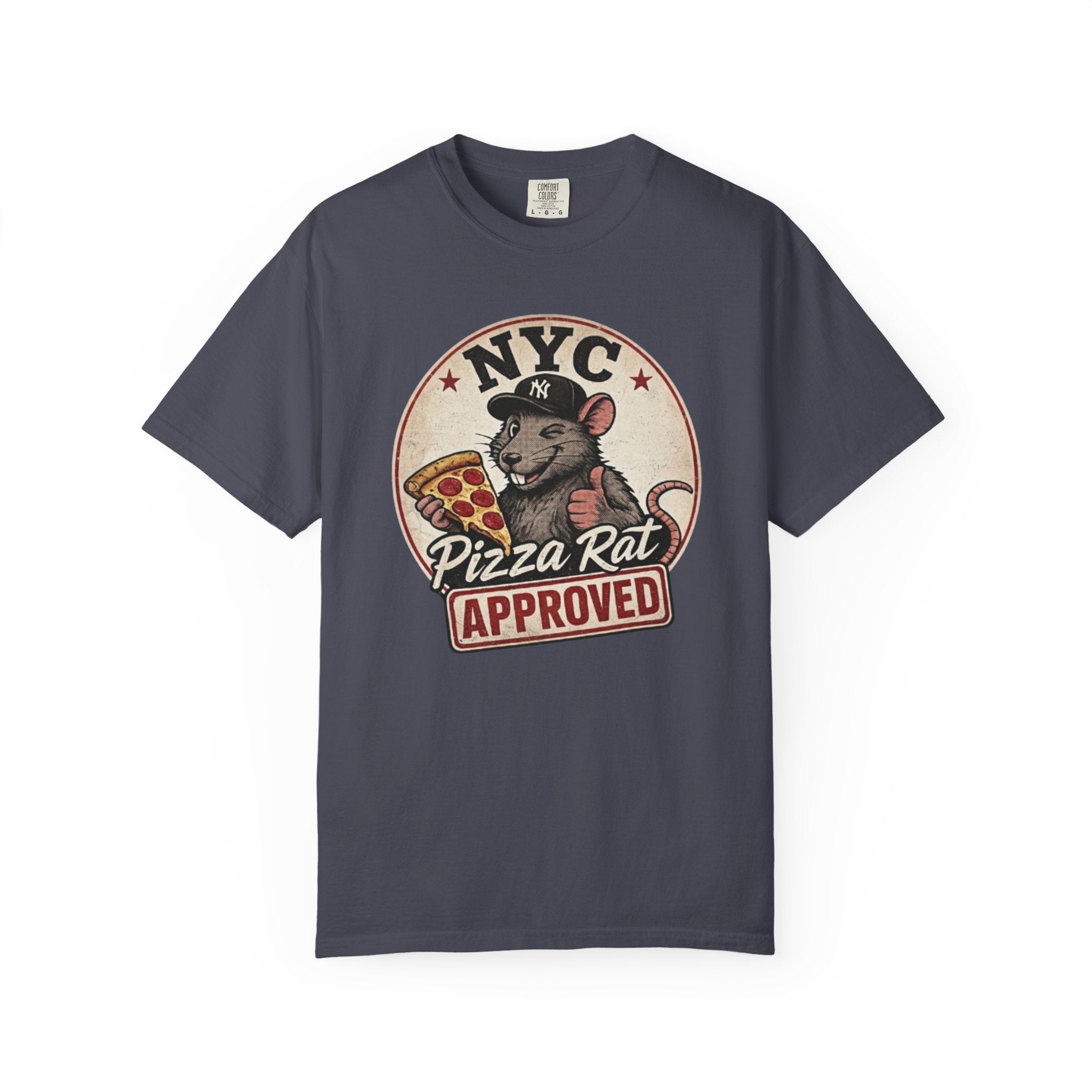 Pizza Rat Approved T-Shirt — NYC Vintage Pizza Lover Tee