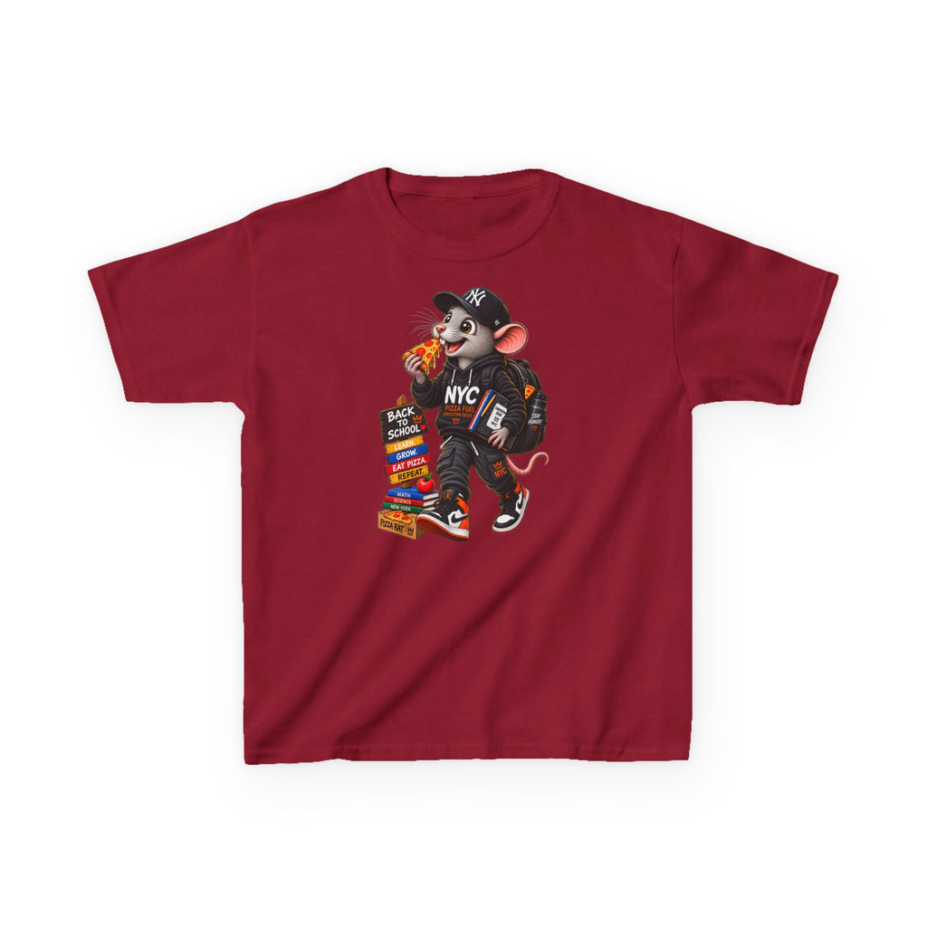 NY Teen Pizza Rat Back To School - Kids Tee