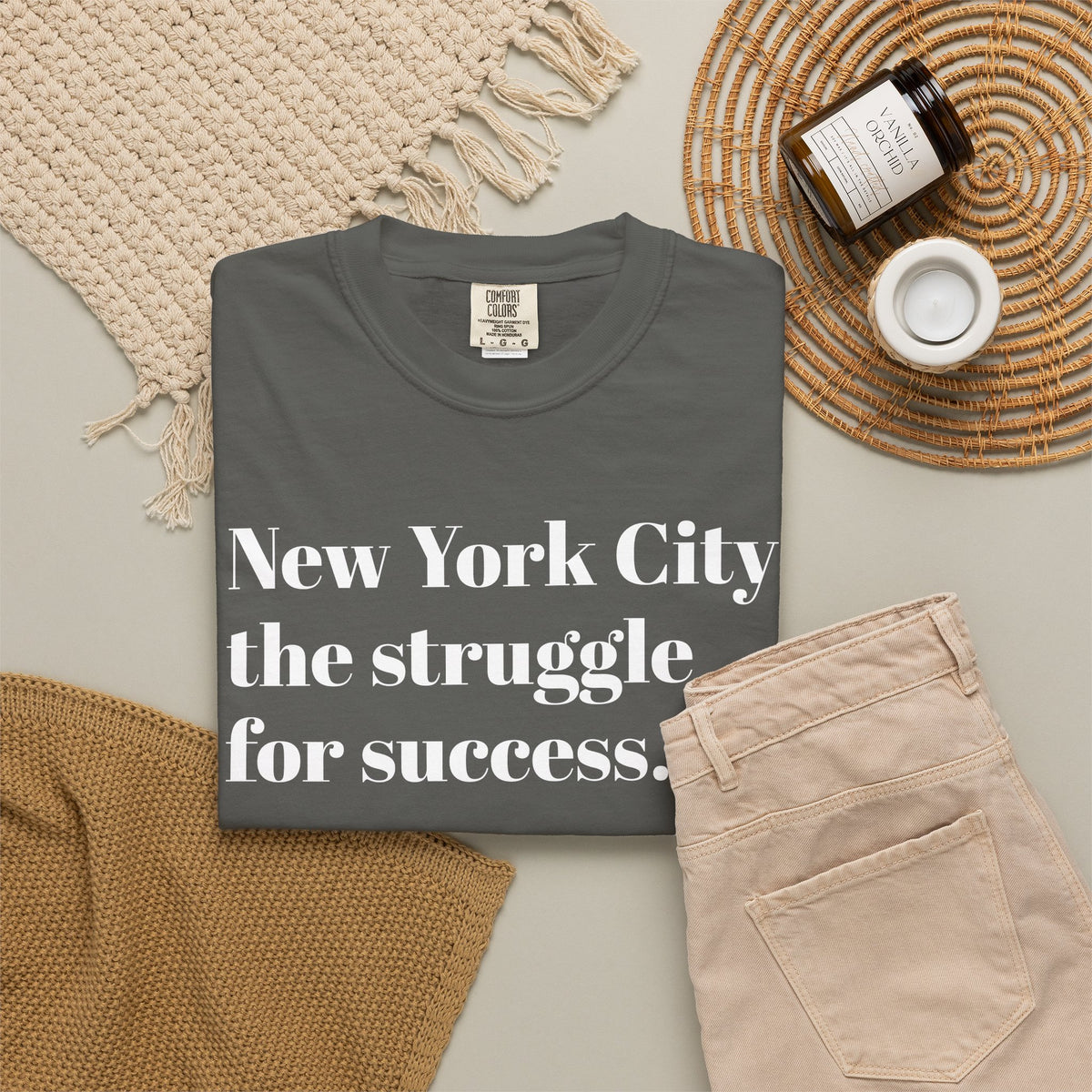 New York City - The Struggle - For Success - Tee Shirt