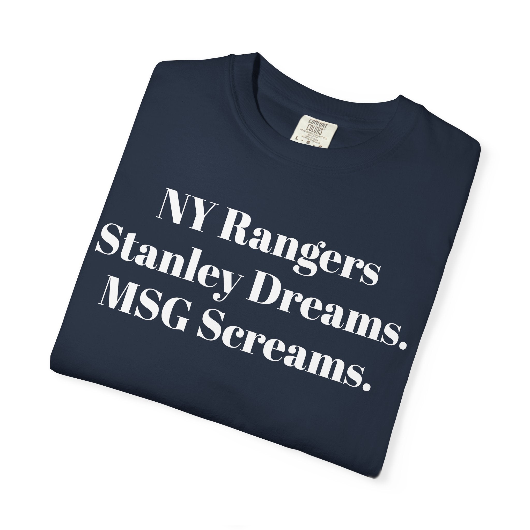 NY Rangers Stanley Dreams. MSG Screams.
