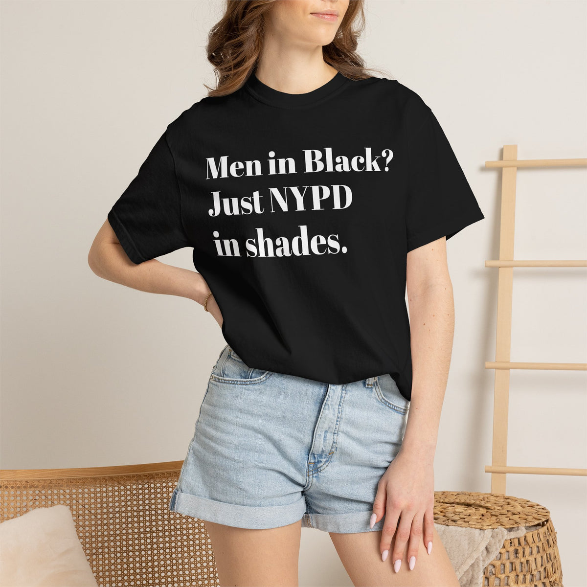 Men in Black? Just NYPD in shades. Tee Shirts