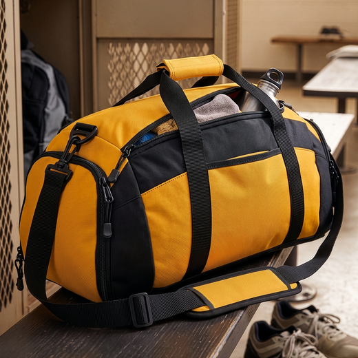 Gym Bag — "No Pizza No Peace" Duffel Bag | Funny Fitness Travel & Gym Gear