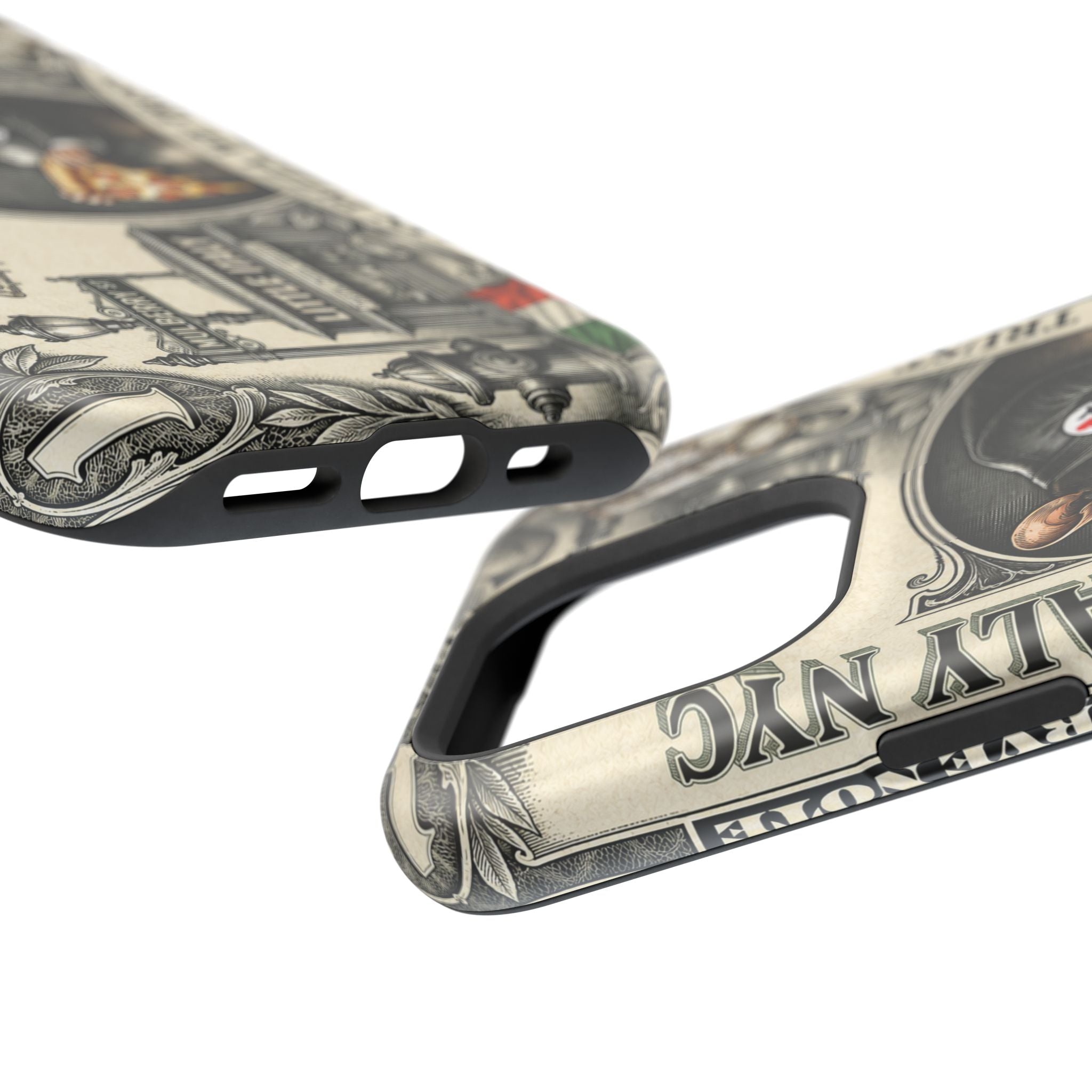 Little Italy NY Phone Case — 'In Pizza We Trust' Italy Rat Art Magnetic Impact-Resistant Case