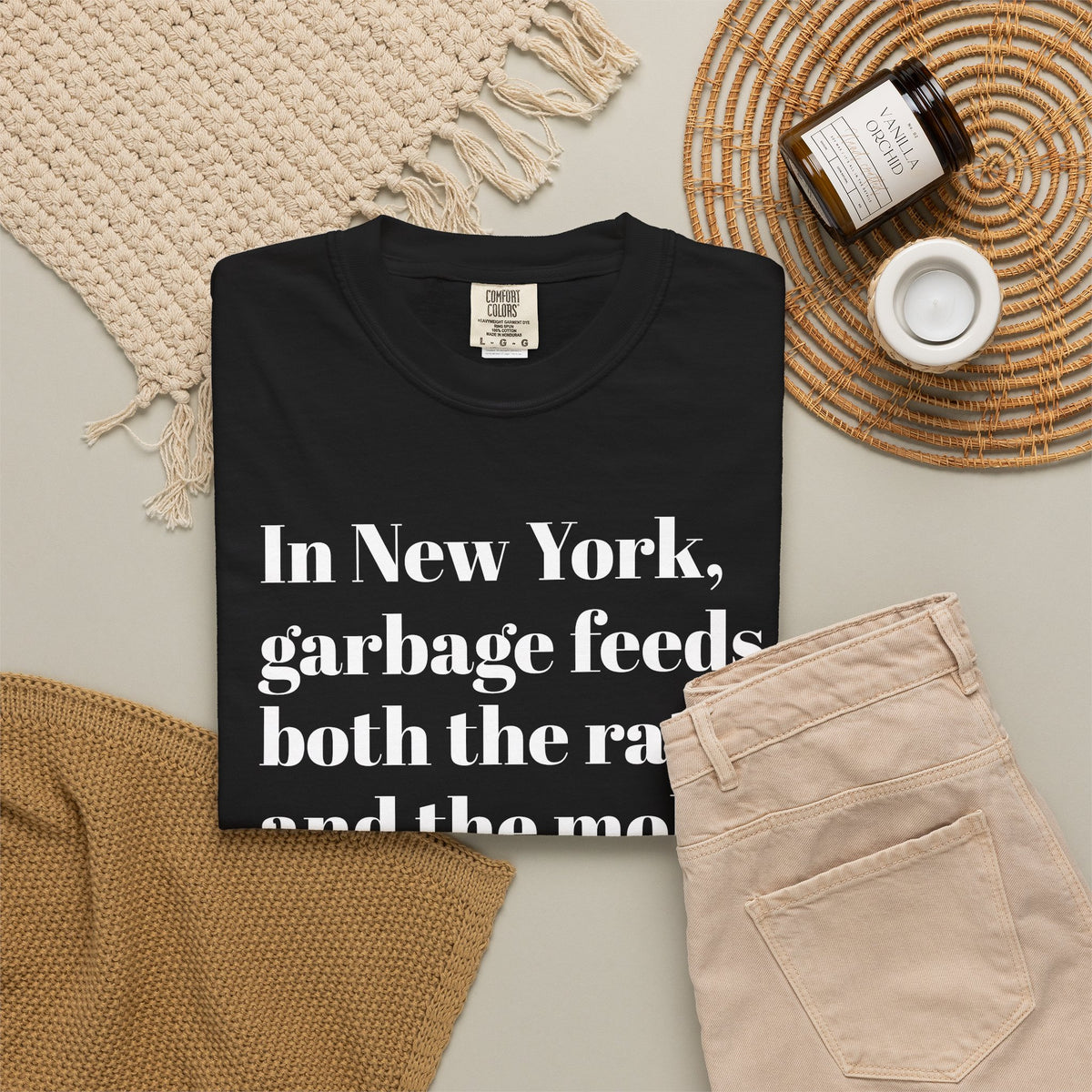 In New York - Garbage Feeds Both - The Rats And The Mob