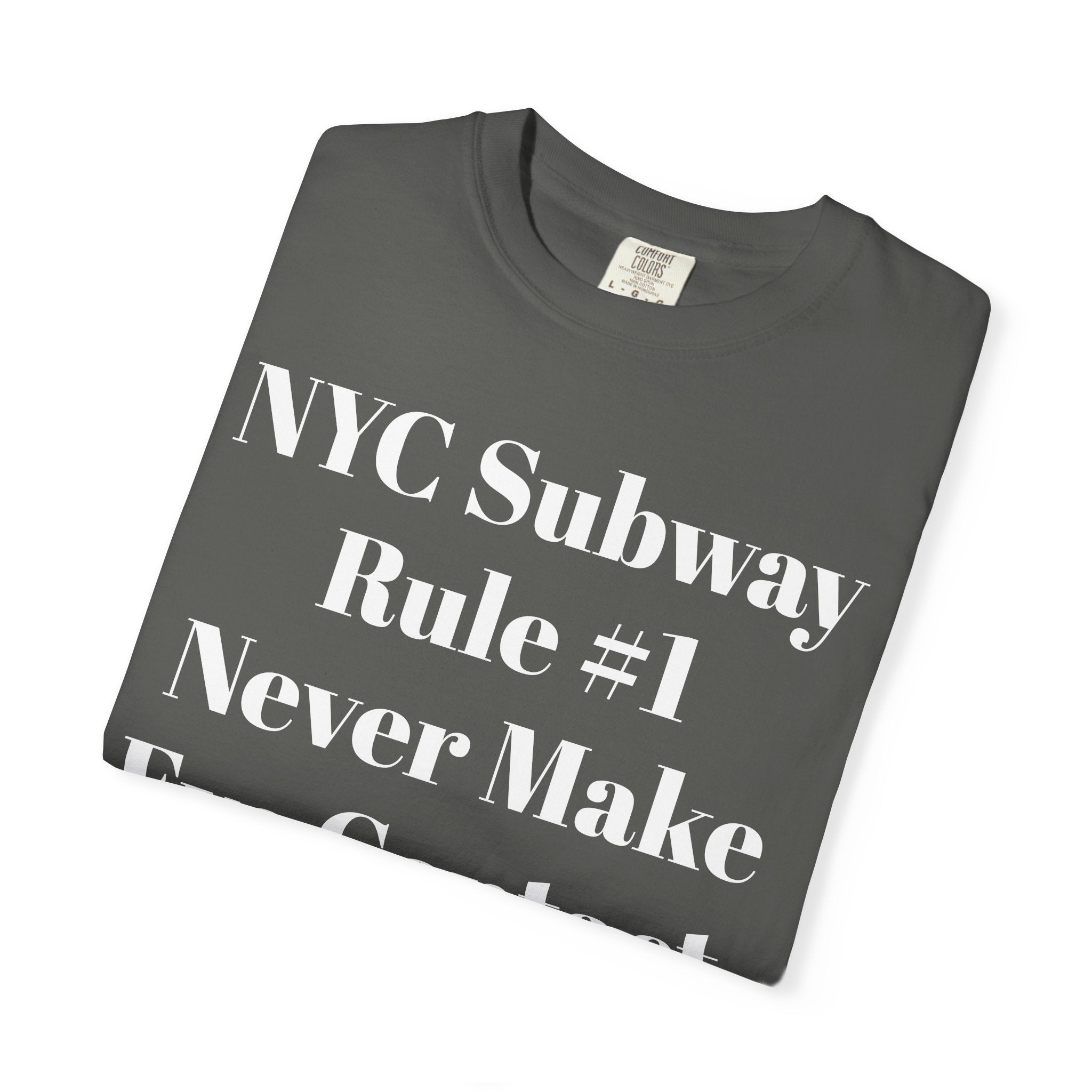 NYC Subway Rule #1 Never Make Eye Contact.