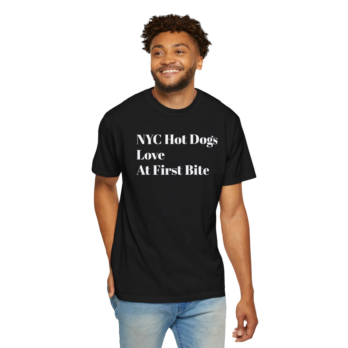 NYC Hot Dog - Love - At First Bite - Tee Shirt