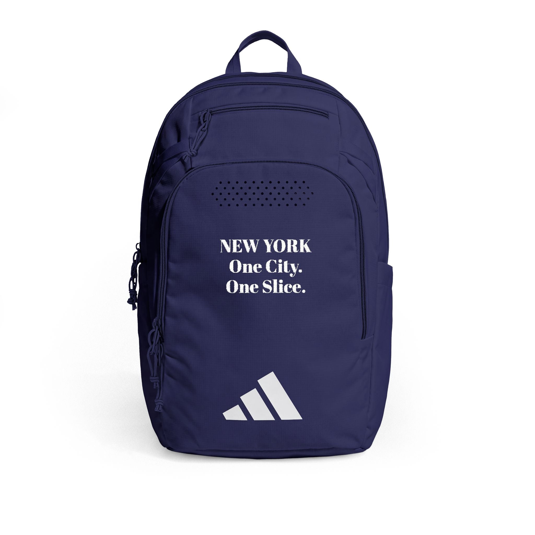 New York "One City. One Slice." Adidas Backpack - Embroidered adidas Defender 5