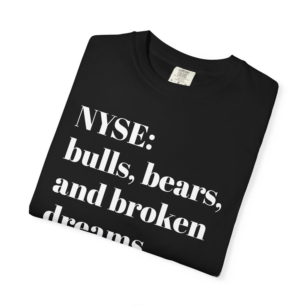 NYSE: bulls, bears and broken dreams - Tee Shirt