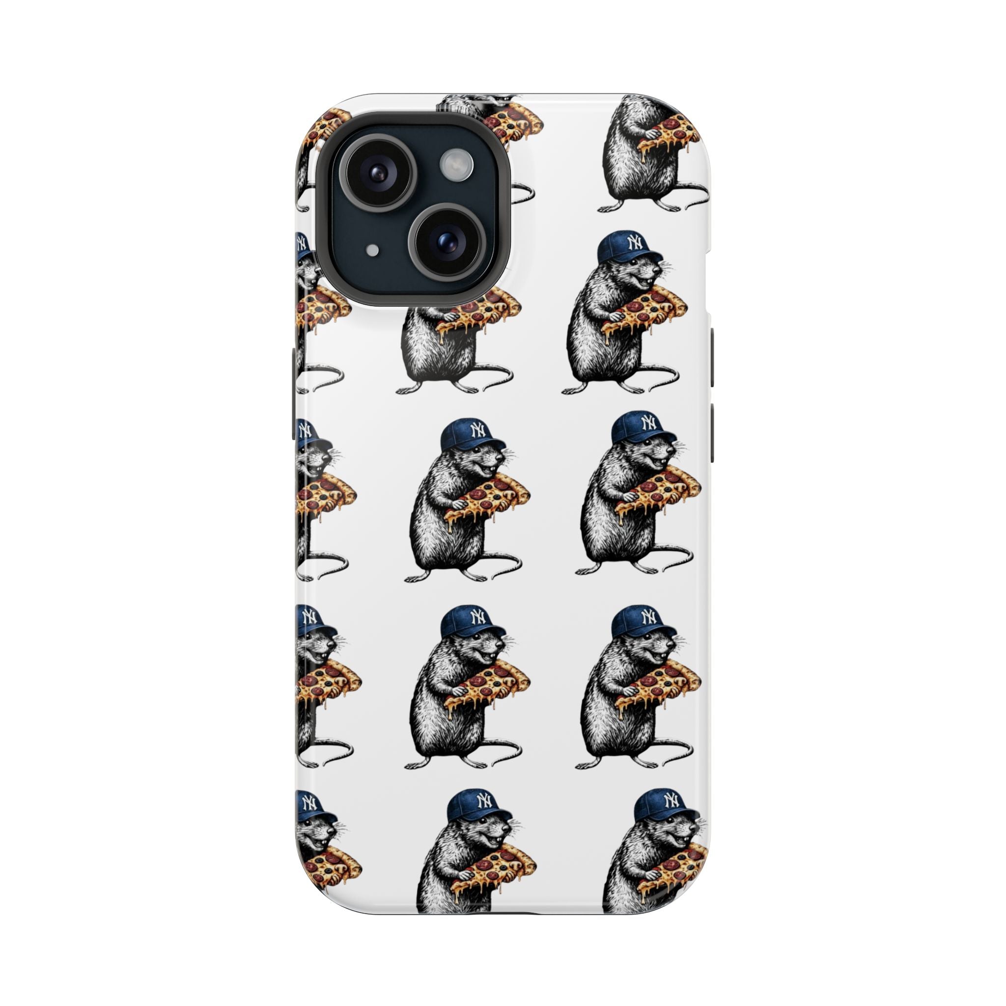 NY Pizza-Loving Rat Magnetic Phone Case
