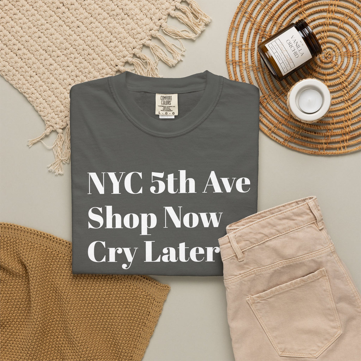 NYC 5th Avenue - Shop Now - Cry Later - Tee Later