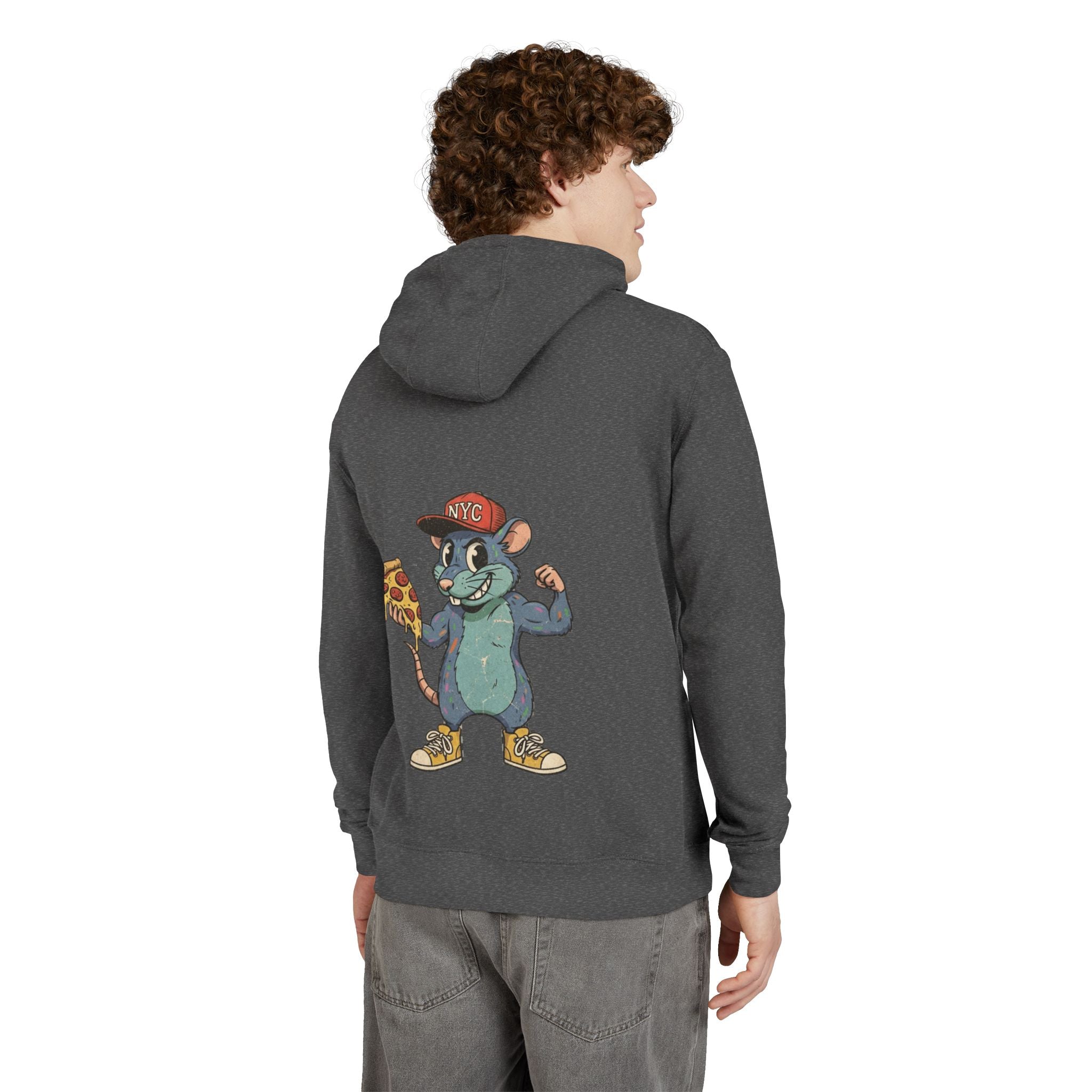 Happy New York City Pizza Rat Hoodie