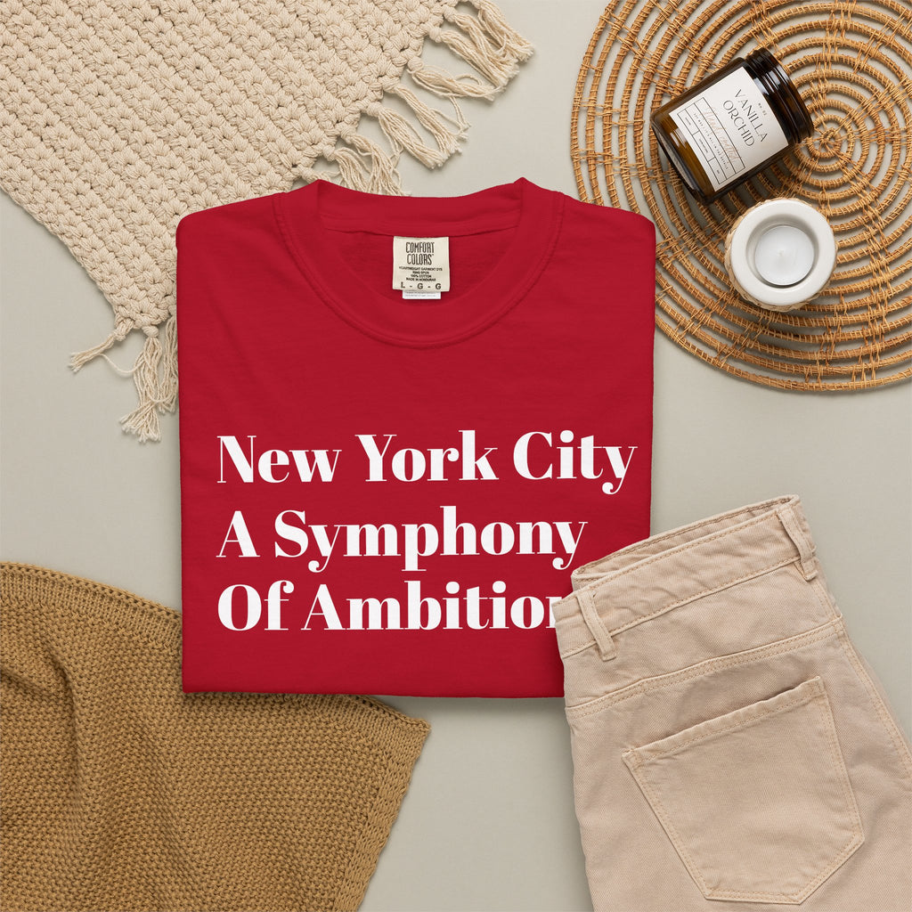 New York City - A Symphony Of Ambition - Tee Shirt