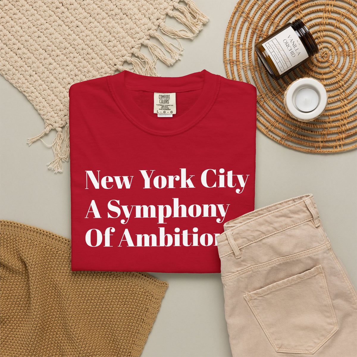 New York City - A Symphony Of Ambition - Tee Shirt