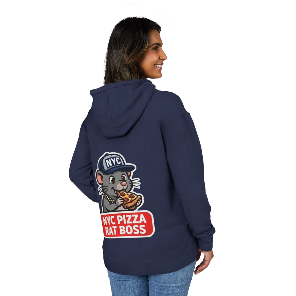 NYC Pizza Rat Boss Hoodie — 'Where the Rats Eat Better.' Graphic Pullover
