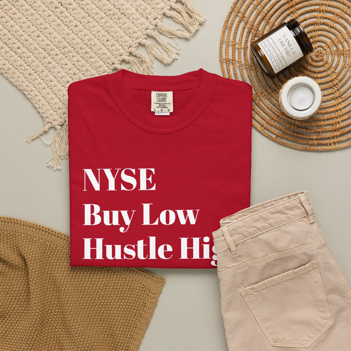NYSE Buy Low - Hustle High - Tee Shirt