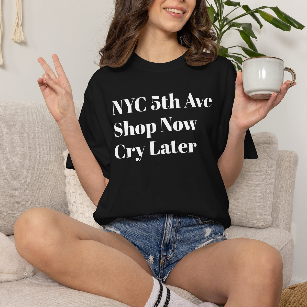 NYC 5th Avenue - Shop Now - Cry Later - Tee Later