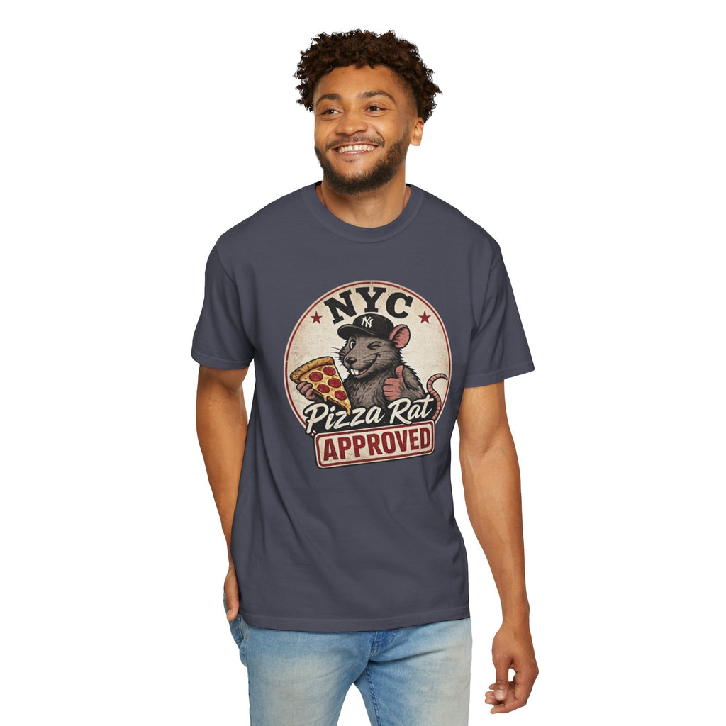 Pizza Rat Approved T-Shirt — NYC Vintage Pizza Lover Tee