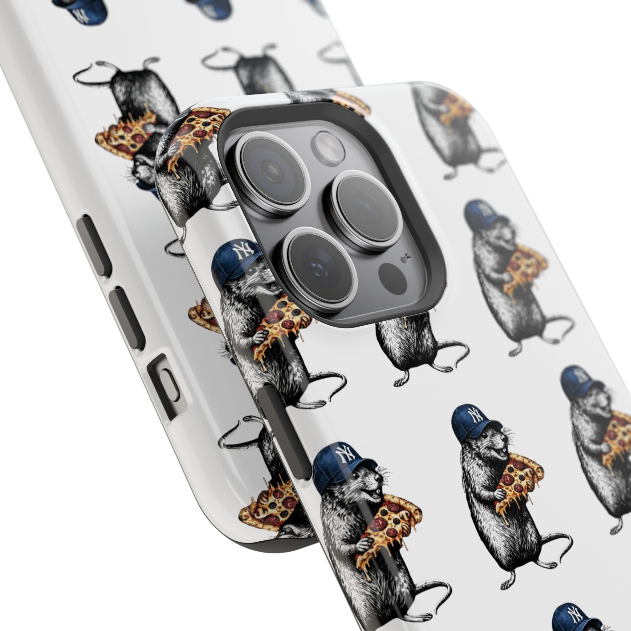 NY Pizza-Loving Rat Magnetic Phone Case
