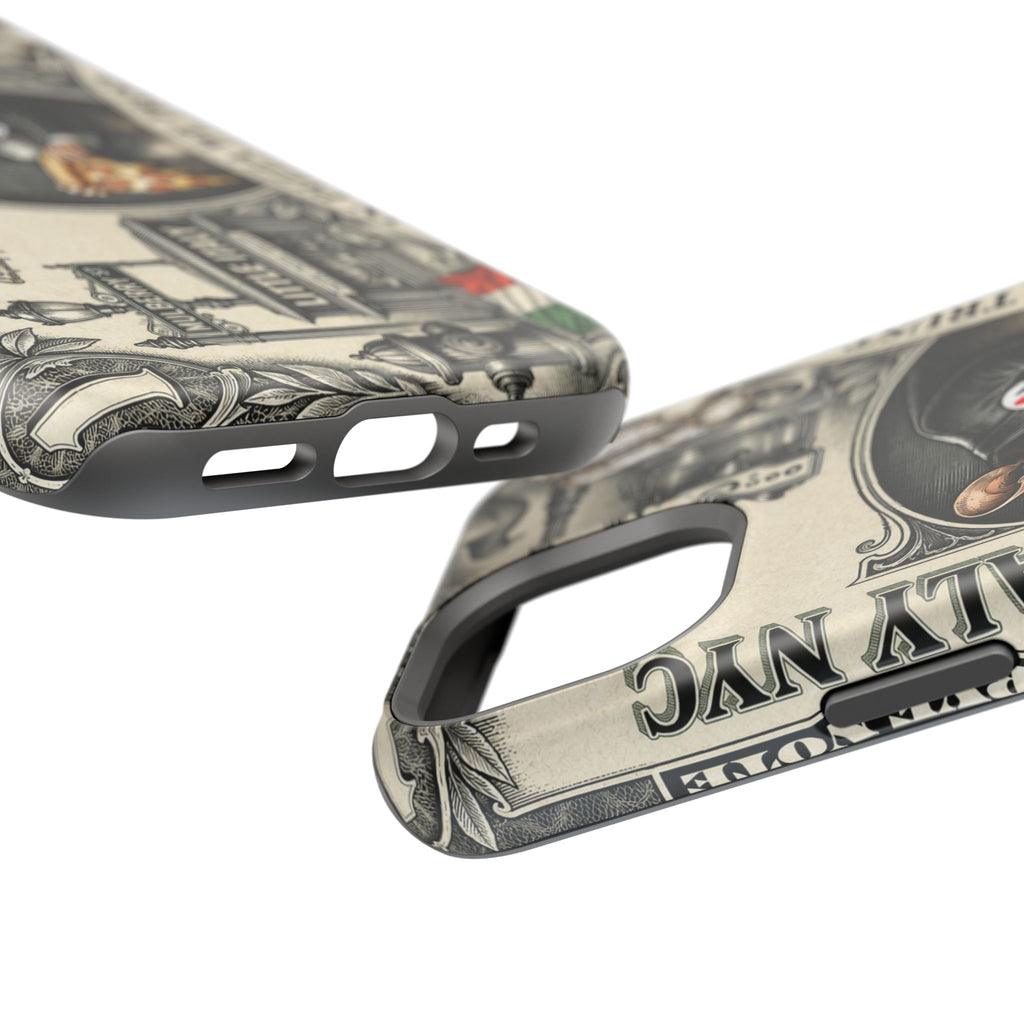 Little Italy NY Phone Case — 'In Pizza We Trust' Italy Rat Art Magnetic Impact-Resistant Case