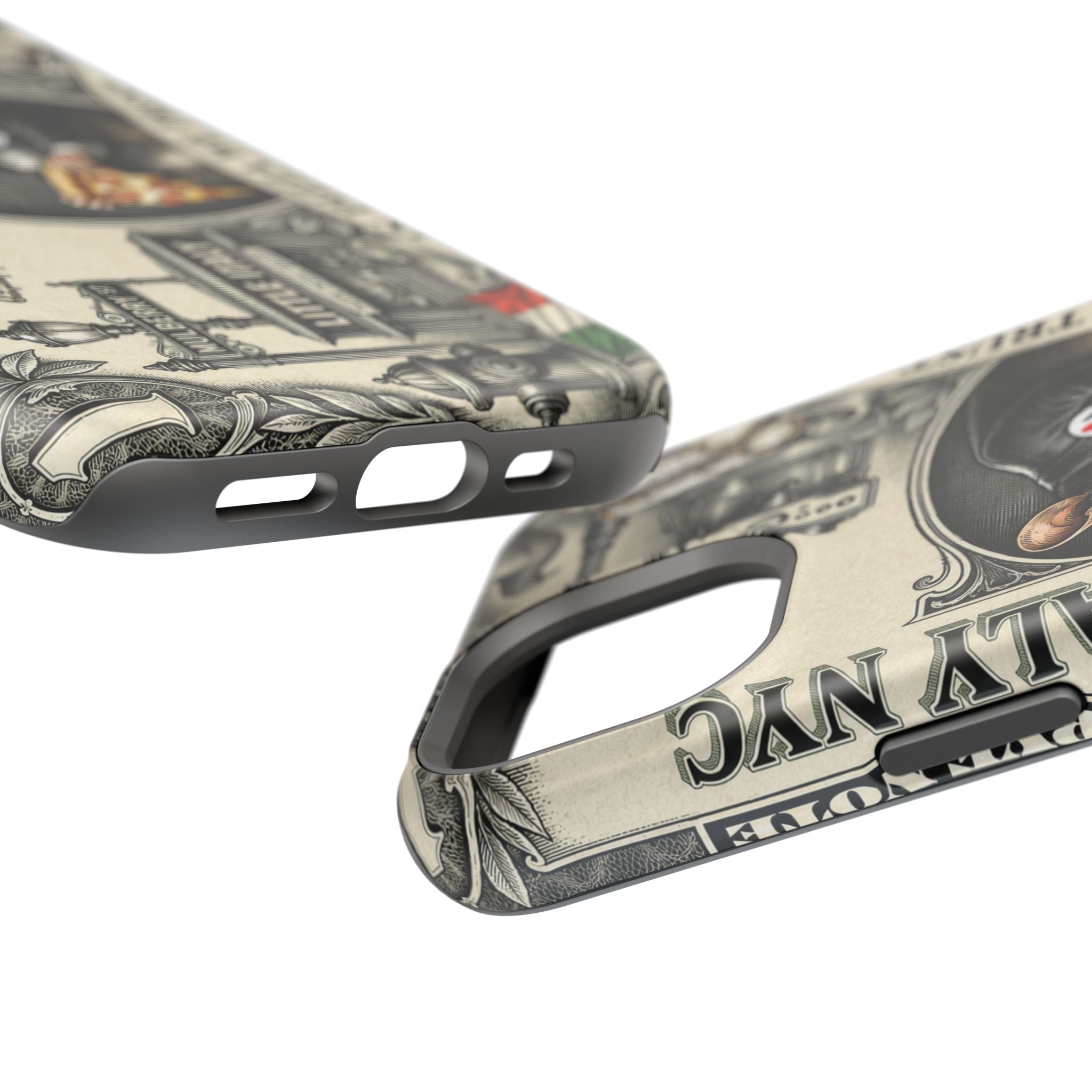 Little Italy NY Phone Case — 'In Pizza We Trust' Italy Rat Art Magnetic Impact-Resistant Case