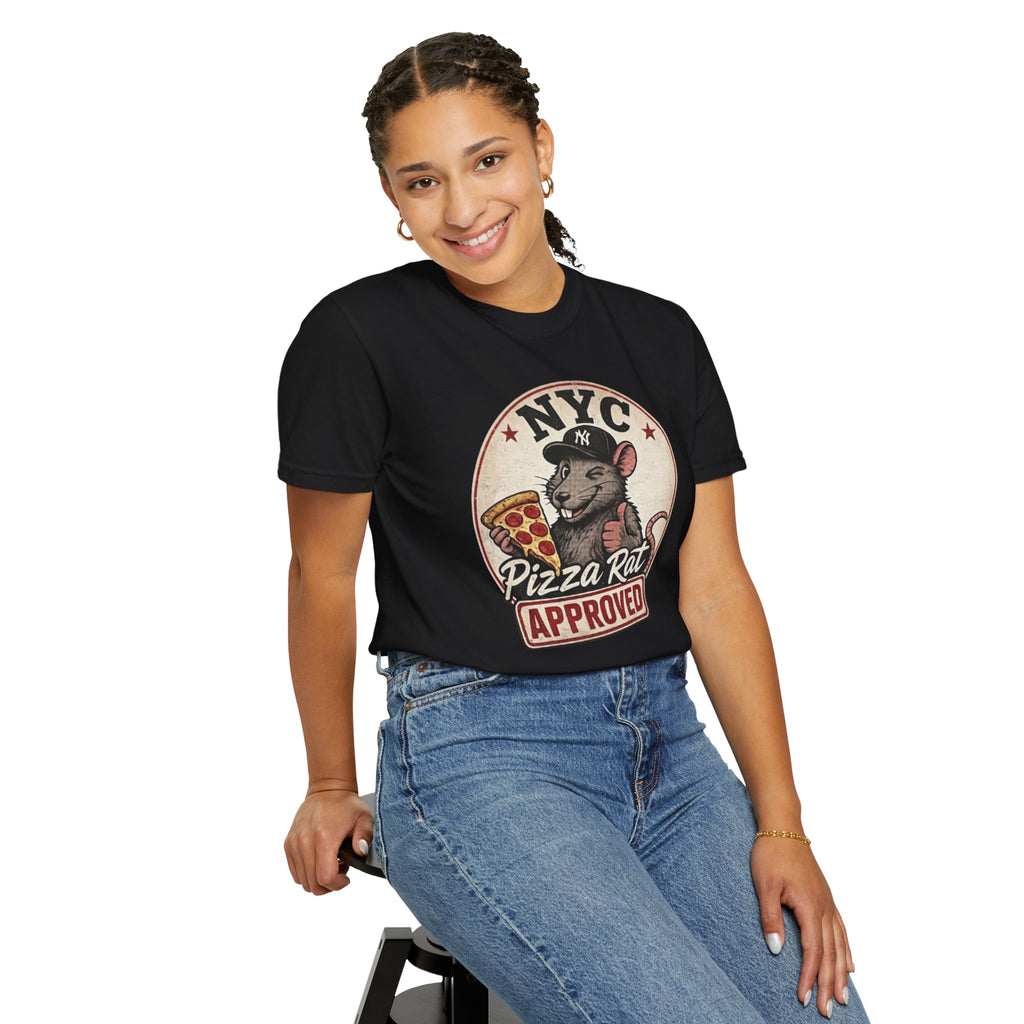 Pizza Rat Approved T-Shirt — NYC Vintage Pizza Lover Tee